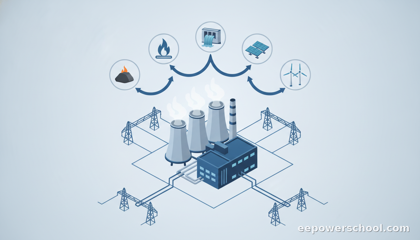 Basic Energy Resources for Electrical Energy Generation | EE Power School
