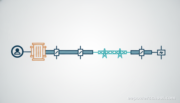 Single Line Diagram of a Power System