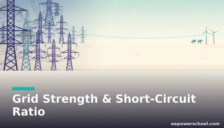 Grid strength concept: a strong meshed transmission network beside a weak remote connection feeding a renewable plant