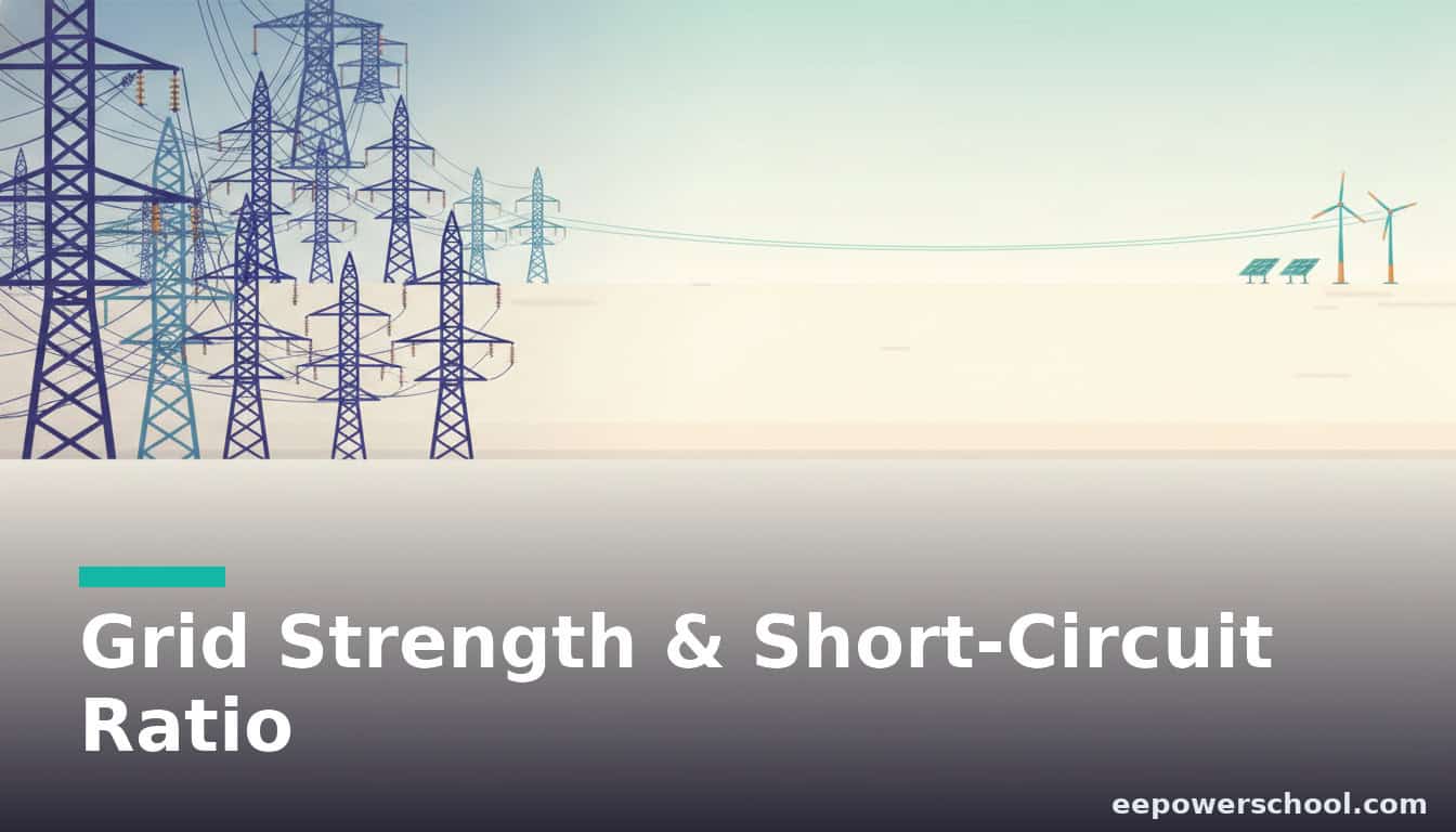 Grid strength concept: a strong meshed transmission network beside a weak remote connection feeding a renewable plant